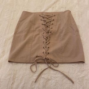 NWOT CORSET MINI SKIRT